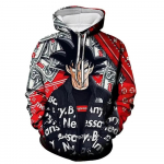 Anime Huppar Dragon Ball Z Son Goku Tr&uuml;kitud S&uuml;gisene Vabaaja Dressipluus Moodne Huppariga Pullover Unisex Topid HIP HOP T&auml;navamood S