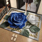 3D Sissep&auml;&auml;su Lillevaip Vannitoa P&otilde;randamatt Sissep&auml;&auml;suuks Vannituba Libisemiskindel Matt Jalamatt 40 * 60Cm