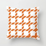 P&otilde;hjamaade oranži mustriga diivani ja voodipadja kate Moodne lihtne vabaaja v&ouml;&ouml;koht pea padi padjakate padjakate Dekoratsioon kodu 45cm 40x40cm 16x16in