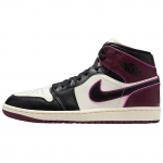 Air Jordan 1 Mid SE Bordeaux Naiste Tossud Cream Sail Active-Pink FQ7818-101 38