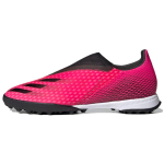 Adidas X Ghosted .3 L&otilde;ngadeta Murukattega Saapad Mugavad Slip-On TF (Kummist naastud) Vastupidavad Jalgpallijalatsid Unisex Jalan&otilde;ud Magentav&auml;rvi FW6972 44