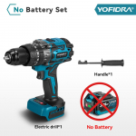 YOFIDRA 900 Nm harjadeta elektriline l&ouml;&ouml;kpuur 20+3 p&ouml;&ouml;rdemomenti 13 mm juhtmeta kruvikeeraja/l&ouml;&ouml;kdraiveri t&ouml;&ouml;riist Makita 18V akule NO Battery