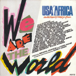 7-tolline plaat USA FOR AFRICA - We Are The World CBSA6112 CBS 1985 UK Pop Kasutatud