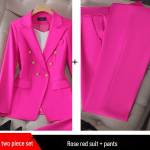 Naiste roosipunane bleiser - K&otilde;rgetasemelise moega t&ouml;&ouml;&uuml;likond noorusliku, elegantse stiiliga L