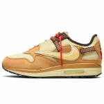 Nike Air Max 1 Travis Scott Cactus Jack Wheat Lemon Drop Tossud Vabaajajalatsid DO9392-701 37.5