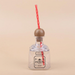 375 ml mini tequilapudelid Akr&uuml;&uuml;lkorduvkasutatavad topsid k&otilde;rreauguga V&auml;ikesed Patronipudelid T&uuml;hjad Joogiks