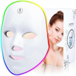 LED-valgusravi mask, 7 v&auml;rvi LED-n&auml;omask valgusravi, N&auml;o valgusravi seade, Punase valguse teraapia, Eemaldab kortsud, Punase valgusega n&auml;omask