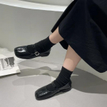 Uudsus Split Toe lamedad kingad naine kvaliteetnahk mary janes Jaapani stiilis traavlid pahkluu bele Tabi ninja p&auml;ssid naised 35 must