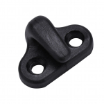 Nylon Kayak Lashing J Shape Hooks Replacement Black With Flat head Screws