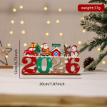 Yilan 2026 Wooden Christmas Desktop Ornaments