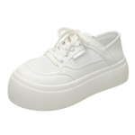 ins trendikad paksude talladega kaheks kandmiseks v&auml;ikesed valged kingad naistele 2025 suvi uus mitmek&uuml;lgne v&otilde;rkmaterjalist hingav k&otilde;rgust lisav vabaaja kerged tossud 34