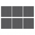 Large Cork Bulletin Board 11.8 x 11.8 Polyester Nail Boards Multi-Purpose Notes Photos Organizer for Office Home Classroom 6pcs helepruun v&auml;rv