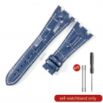 Esimene kiht lehmanahast kellarihm AP Aibi 15703 26471 26474 Royal Oak Offshore seeria 28 mm kellatarvikud meestele kellarihm 28mm