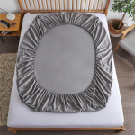 Puuvillast voodilina elastsete ribadega libisemiskindlad reguleeritavad madratsikatted &uuml;hele kaheinimesevoodile, 140/160/200 cm CN&90x200cmx10cm