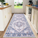 Boheemlaslik flanellvaip K&ouml;&ouml;givaip Retro koridori p&otilde;randavaip Suure pindalaga vaip Diivani veekindel kodu kaunistus 40X120CM (1.3X3.9FT gray
