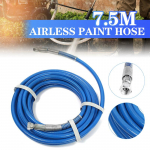 7,5m Airless-pritsivoolik K&otilde;rgsurvepesuri toru 1/4 tolli 5000PSI Airless-pritsip&uuml;stol Voolik V&auml;rvip&uuml;stol Pihustusp&uuml;stol Veevoolik Puhastust&ouml;&ouml;riist United States