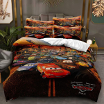 Laste Lightning Cartoon Voodipesu Kolmeosaline Tekikott Spain Cama 90