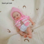 Mini 6-tolline Reborn t&uuml;drukunukk Charlie t&auml;ielikult tahke silikoonkehaga vasts&uuml;ndinu nukk vannitatav pehme stressileevendav m&auml;nguasi beebinukk s&uuml;nnip&auml;evakingitused lastele vanuses 3+ girl doll