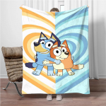 MINISO Disney-Bluey Multikate Tekk Kohev Flanell Lastele ja T&auml;iskasvanutele Diivanile Pehme Voodikate Visketekk L&otilde;unatekiks Diivanvoodile Kingitus 30x40in
