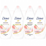 Dove Valge Virsik & Valge Tee Kehapesu (200g x 4 pudelit)