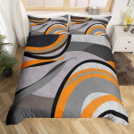 Homewish Hall Roosa Abstraktne Ombre Tekikoti Komplekt, Ruudu Ringi Geomeetria Voodipesu Komplekt, Teismeline Laps Laps T&auml;iskasvanu Voodikomplekt DE S 135x200cm 2pcs&set
