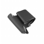 Punutised auto roolile Mazda 3 2011 2012 2013 2014 2015 2016 2017 jaoks, perforeeritud mikrofiiber nahast katte trimmi lisatarvikud must