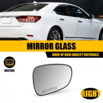 Right Passenger Side Heated Mirror Glass for Lexus LS460 CT200h GS350 w/ Backing