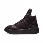 Rick Owens DRKSHDW x Converse TURBOWPN Nahast K&otilde;rged Vintage Korvpallijalatsid Unisex &Scaron;okolaad 44
