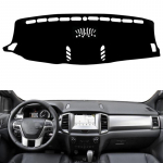 Ford Ranger Everest 2015 2016 2017 2018- Autotarvikud Armatuurlaua Kate Armatuurlaua Matt Padi Keskkonsooli P&auml;ikesekaitse Vaip Black(Black Edge)