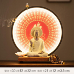 Buddha kuju Tathagata Buddha kuju Sakyamuni suur Buddha kuju Keraamiline lamp Ring Kohandatud Viiruki jaoks Veranda Kodu kaunistus