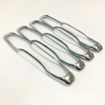 For Volvo XC60 XC90 S90 V90 CC 2018  Car Door knob ABS Chrome Exterior Door Handle Bar Frame Cover Trim Accessory Style 1