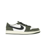 Air Jordan 1 Retro Low OG Medium Olive Meeste tossud Pruun Must-Summit-Valge-Sail HQ6998-200 44.5 gray