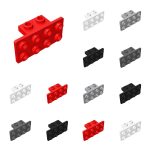 50 tk 93274 21731 Klamber 1 x 2 - 2 x 4 Ehitusplokk M&auml;nguasi &Uuml;hilduvad Klassikalised Tarvikud Ehitus DIY MOC K&otilde;rgtehnoloogiline Kingitus 50pcs red