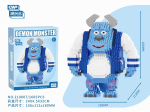 Monster University mikro ehitusklotsid James Mike mudel Anime teemant mini telliskivi figuur m&auml;nguasi j&otilde;ulukingituseks No Box