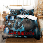 Lorna Shore Voodipesukomplekt &Uuml;he Twini T&auml;is Suuruse Queen King Suuruse Voodikomplekt T&auml;iskasvanute Magamistoa Tekikoti Komplektid Anime Voodilina Komplekt EU Single(135*200cm)3pcs