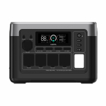 OUKITEL P1000E PLUS 1800W kaasaskantav toitejaam, 1024Wh p&auml;ikesegeneraator LiFePO4 akuga, kiirlaadimine, nutikas rakenduse juhtimine v&auml;litingimusteks must