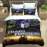 Voodipesu komplekt Luksuslik s&uuml;nnip&auml;evakingitus T-Transformers Multikad Voodipesu komplektid Peen vooditarvete komplekt Tekikott Vooditekkide komplekt EU Single(135*200cm)3pcs