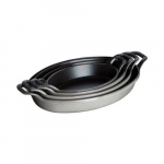 Staub 1302318 Plat Ovale Empilable Fonte Gris G&hellip;