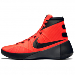 Nike Hyperdunk 2015 Cushioning Slip Resistant Abrasion Resistant High top Basketball Shoes Men's Red Black EP 749562-600 42.5