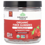 Organic India, orgaanilised toidukiudude kummikommid, maasikamaitselised, 60 kummikommi