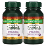 Nature's Bounty, Acidophilus probiootikum, Topeltpakk, 100 tabletti kumbki