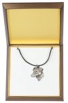 Jack Russell Terrier - Dog necklace in gift box, silver-plated locket for dog fan, striking pendant by Art-Dog brand