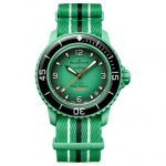 SWATCH Unisex k&auml;ekell SO35I100C Green Dial
