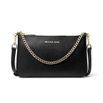 Michael Kors MK Jet Set Chain Minimalistlik Nahast Kaenla alla Risti-keha &Otilde;lakott Naiste kotid Must 35S0GTVU6L-BLACK Basic Set (Bag+Dust Bag)