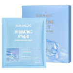 Sur.Medic+ Niisutav Hyal 8 - Intensiivselt s&uuml;gavniisutav ja t&auml;idlustav kangasmask (10 lehte / 1 karp)