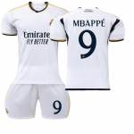 2023-24 Real Madrid kodus&auml;rk #9 Mbappe #5 Bellingham #7 Vinicius, f&auml;nniversioon Jalgpallis&auml;rgid 18