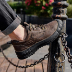 Meeste V&auml;litingimustes Lamedad Jalan&otilde;ud Reisimine Telkimine Jalan&otilde;ud Vabaaja Ehtne Nahk Meeste Kingad Libisemiskindlad Meeste Matkakingad Moodsad Paeladega Tennised 38