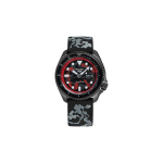 Seiko X One Piece Koost&ouml;&ouml; 5 Automaatne Mehaaniline Liikumine Silikoonrihm Unisex Kellad Must SRPH65K1 Luffy