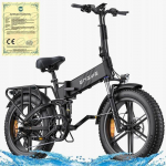 Elektriline jalgratas - ENGWE - ENGINE PRO 2.0 - Mootor 1200W - Aku 52V 16Ah - S&otilde;iduulatus 110 km must