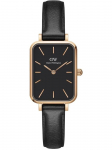 NAISTE KELL DANIEL WELLINGTON DW00100435 - Quadro Pressed Sheffield Roosa Kuld 20mm + KARP